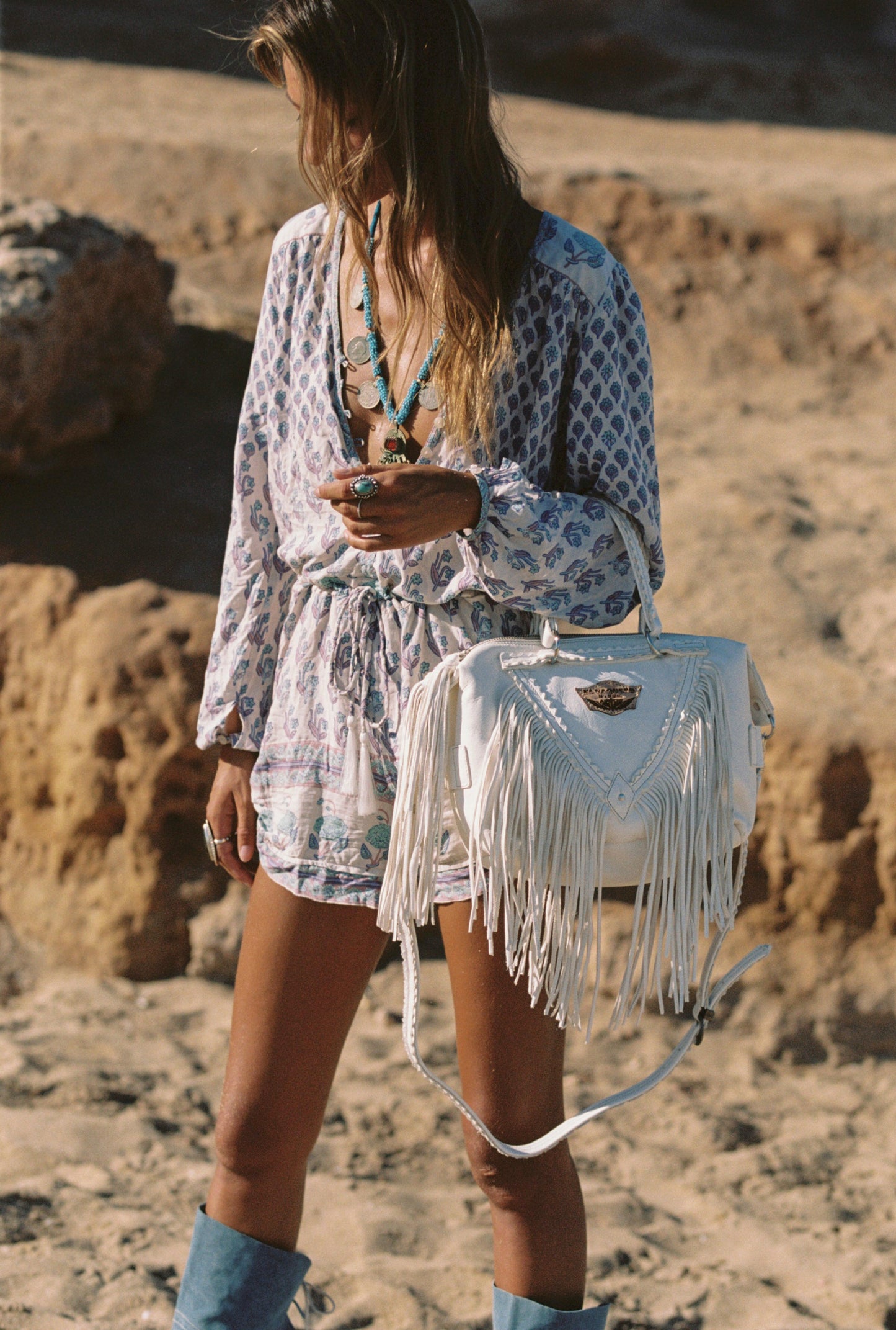 Byron Camel Blanche Bag